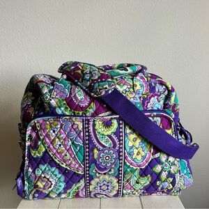 RETIRED Vera Bradley Weekender Duffle in Heather